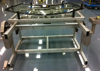 8080 T Slot Aluminum Extrusion Framing System for Work Machine Table Assembly