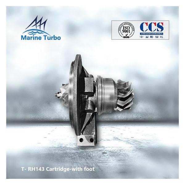 Fluxo radial diesel  RH143 cartucho de turbocompressor com pé