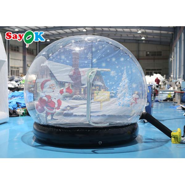 Ткань Оксфорда украшения рождества гигантского шарика раздувная для задворк парков