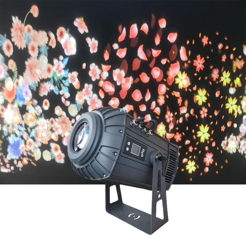 Nebula Dynamic 300w LED Gobo Zoom Image Projection Water Wave Floating Effect Light Gobo Projector