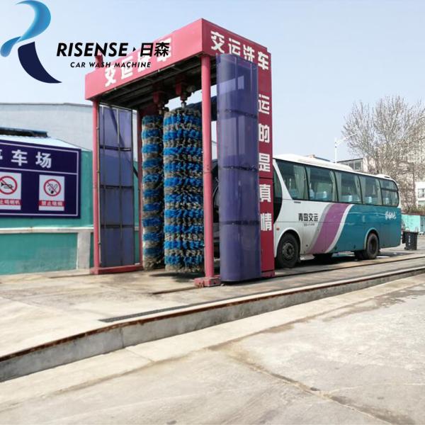 Portal Foam Bus Or Truck Washing Station 22500x4600x5500mm Certificate ISO14001