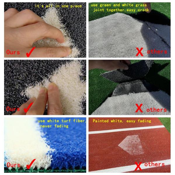 Commercial 5ft*8ft Durable Artificial Grass Baseball Batting Mat for Outdoor Practice
