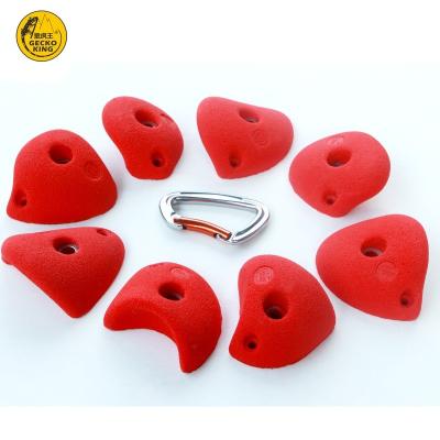 Grampos de escalada projetados para academias de escalada a um custo razoável