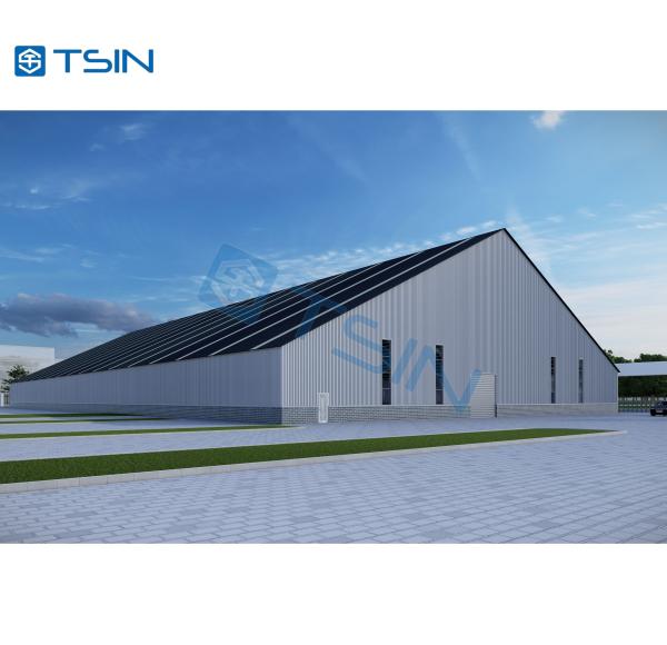 Anti Earthquake Steel Structure Warehouse Construction For Logistics Manufacturing