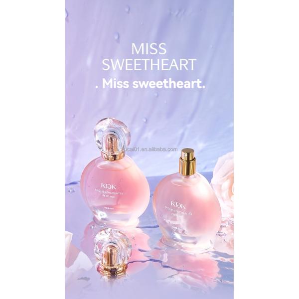 Long-lasting Light Perfume Spray 50ml Simple Flower Fruit Scent for Women's Fragrance