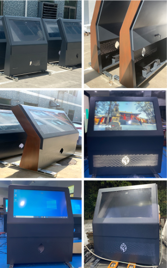Signage цифров экрана касания 55in горизонтальный LCD на открытом воздухе
