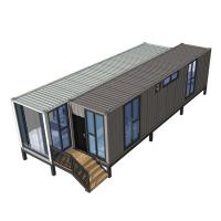 2 bureau modulaire de Chambre de récipient d'expédition de construction préfabriquée de Beadrooms 40FT