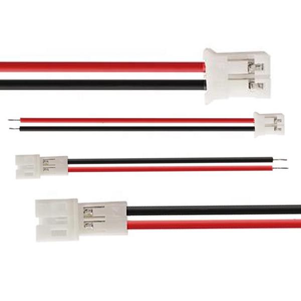 Homme Femme 2 broches JST PH 2.0 Pitch 2.0mm connecteur câble de câblage