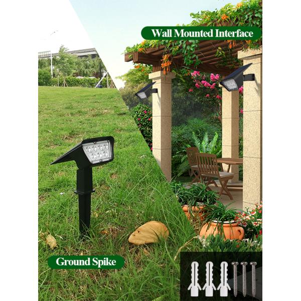 20000hour 300lm Outdoor LED Solar Garden Light 180 Degree Beam Angle