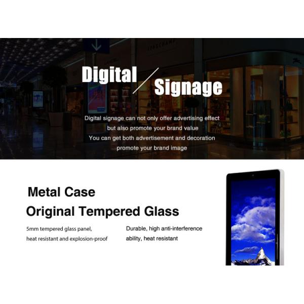 Commercial Full HD 10 Point Interactive Touch Screen Kiosk 55 
