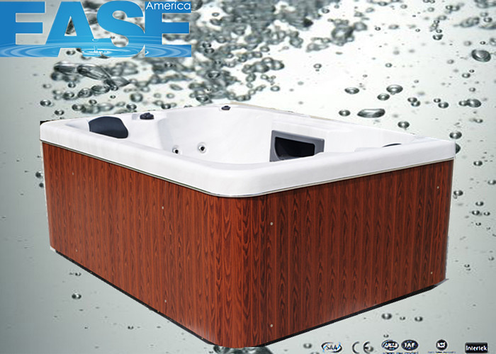220V / 16A acrylic shell whirlpool massage outdoor portable spas hot tubs for 3-4 adults