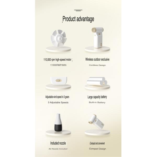 Custom Cool Camping Accessories Portable Violent Fan Durable Customized