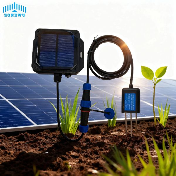 LoRaWAN Solar Soil 3-in-1 Sensor | pH/Temperature/Humidity Monitoring | Precision Agriculture Specific