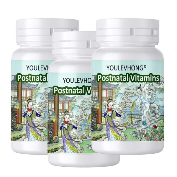 Vitamina y suplementos naturales durante el embarazo y después del parto Vitamina C 120 mg y Vitamina E 30 UI