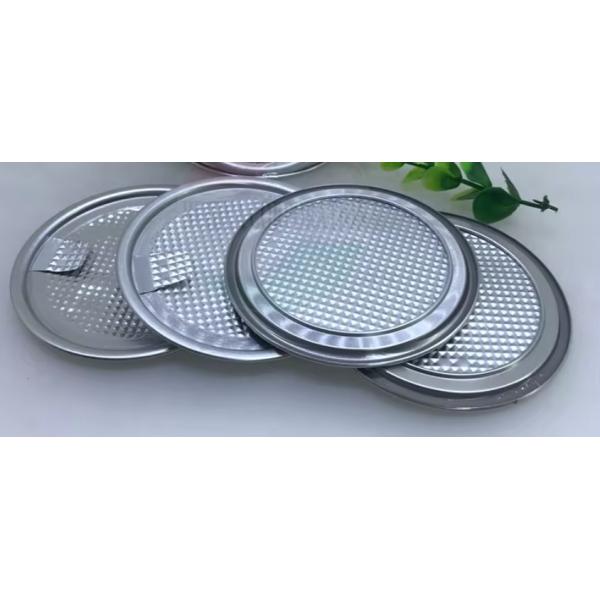 Aluminum Can Foil Seal Lid Aluminum Foil Lid Easy Peel Off Lid For Dry Food