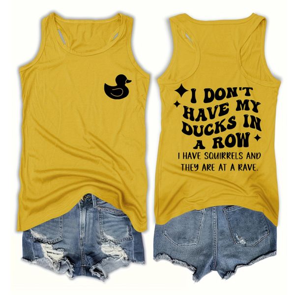 Distressed Women Tank Tops OEM ODM 160 Grams Vintage Sleeveless T-Shirt