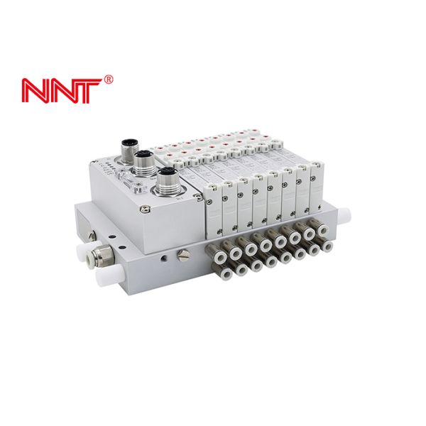 NNT NVTF IP67 Protected Valve Terminal with Multi-Protocol Integration and Compact High Flow Design