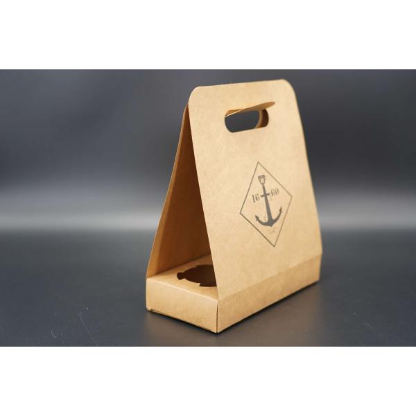 New Design Disposable 4 Cup Carrier Take Away Cardboard Paper Cup Holders With Custom Print