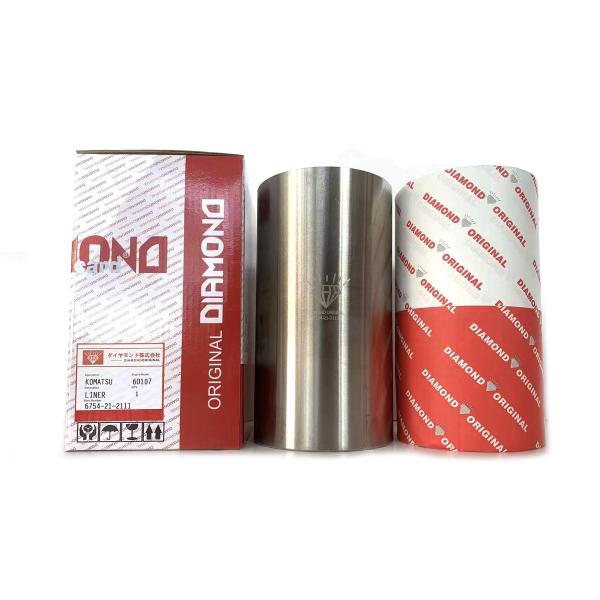 6754-21-2111 6BT Cylinder Liners Engine Spare Parts For Engine 6D107 QSB6.7