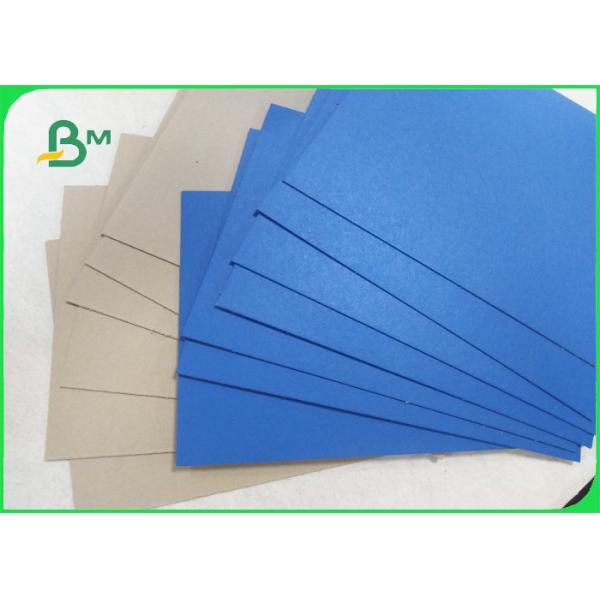 Glossy blue painting paperboard Лоснистый голубой Папербоард папок бумаги картины с задней частью 1.0мм серого цвета