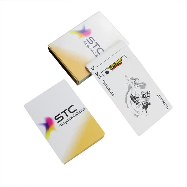 320gsm Waterproof Poker Cards , SGS Casino Playing Cards Film Lamination