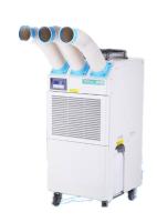 Condicionador de ar móvel industrial de 3 canais, refrigerador portátil flexível do ponto