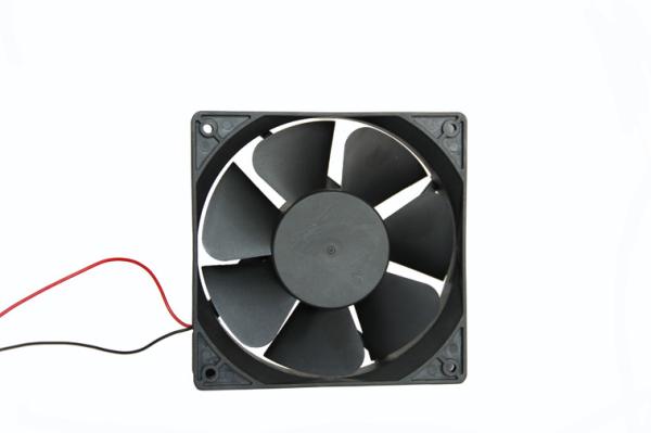 Plastic Fridge Cooling Fan 12V 24V DC  /  DC Axial Cooler Motor 120MM