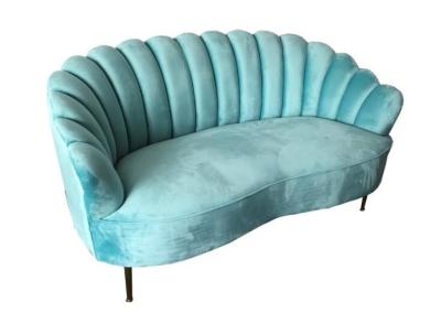 Bule Velvet Fabric Tufted Modern Chesterfield Sofa For Big Lots Living Room