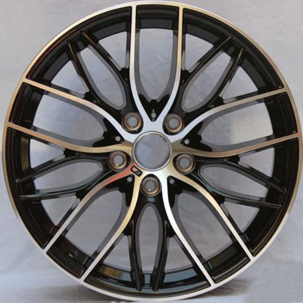 As bordas da liga do carro personalizadas para o preto de BMW 335i /Gloss fizeram à máquina 20 polegadas Staggereed Rimis