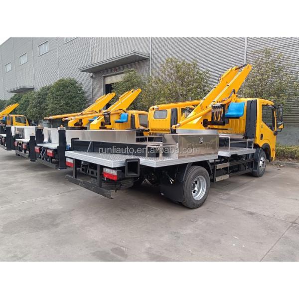 Hubei China Runli Dongfeng Hot-sale 4*2 15~30m Straight Telescopic Boom Lift Truck with Basket