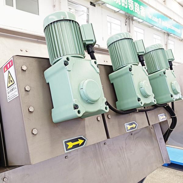 IEPP Manufacturer WWTP STP Solid Liquid Separation Machine Mud Cake Sluding Dewatering Multi Disc Screw Press Sludge Dehydrator