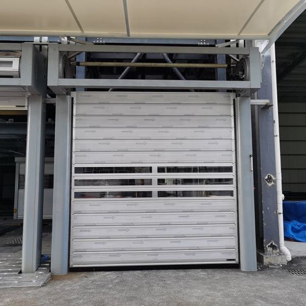 Speed Adjustable Aluminum Roll Up Door 0.75KW-1.5KW High Speed Rapid Roll Doors