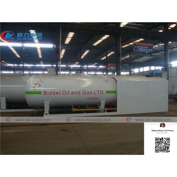 10000 литров 5 LPG тонн станции скида с танком стали углерода Q345R
