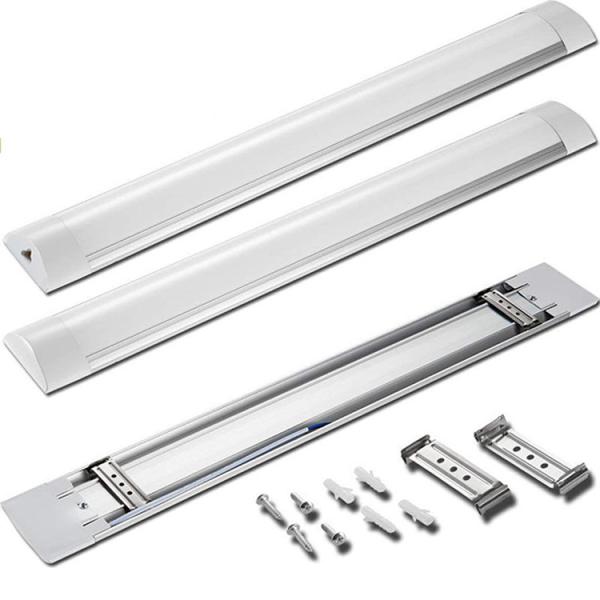 High Lumen Clear Cover Frosted Cover Flat Led Linear Batten 36w 4ft LED Batten Tube Light for House