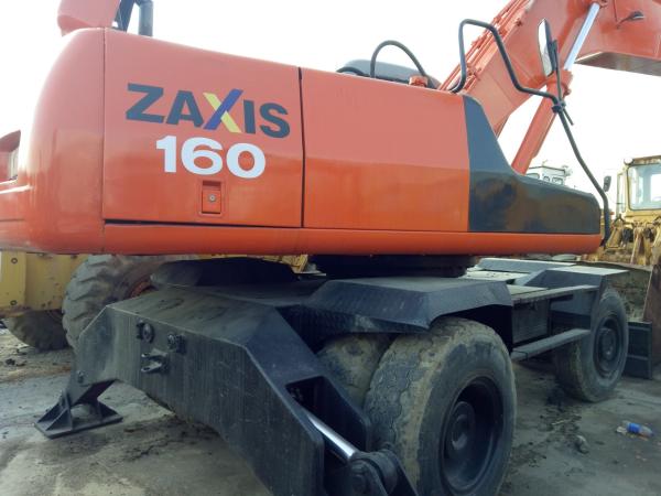                  Used Hitachi Wheel Excavator Zx160W on Sale, Secondhand 16 Ton Mobile Excavator Hitachi Zx160W in Perfect Working Condition with Reasonable Price             