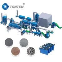 Ligne de traitement des machines de recyclage des batteries au lithium-ion pour automobiles