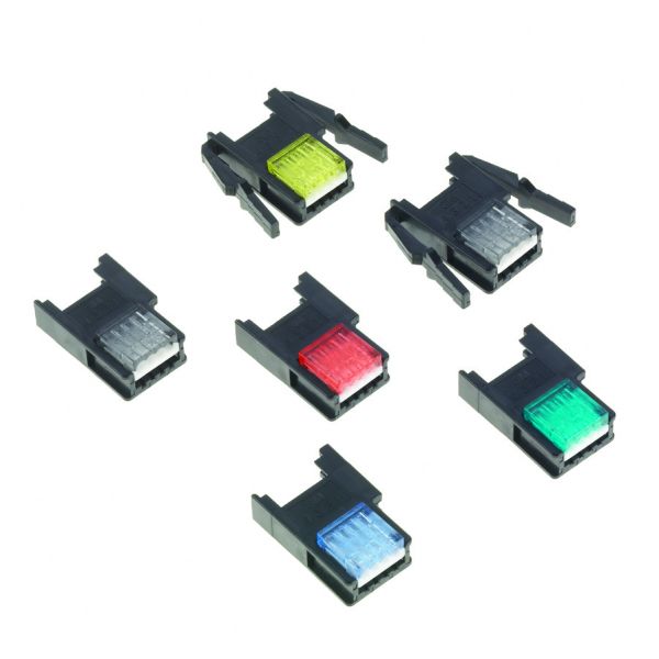 mini clamp socket 3M 37308-3101-0W0 FL with plug latch acceptance and UL 94V-0