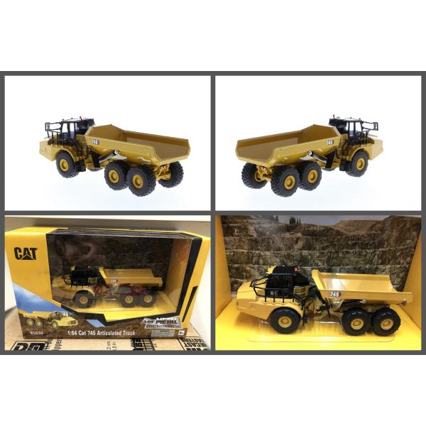 DM 1:64 CAT 745 Modelo de Camión Volquete Articulado de Ingeniería 85639