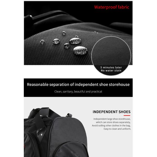 Водостойкая мужская спортивная сумка для выходных