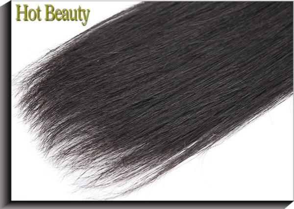 Grade 6A Virgin Hair Extensions SIly Straight For Women / Brazilian Human Hair Weave