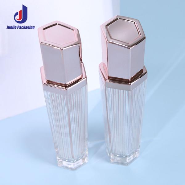 Plastic Acrylic Bottles Cosmetic Packaging Containers 40ml UV Printing for Packaging