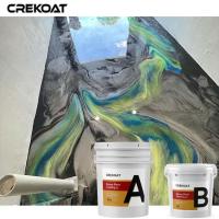 Odor denivelamento de revestimento de Mica Pearl Metallic Epoxy Floor baixo