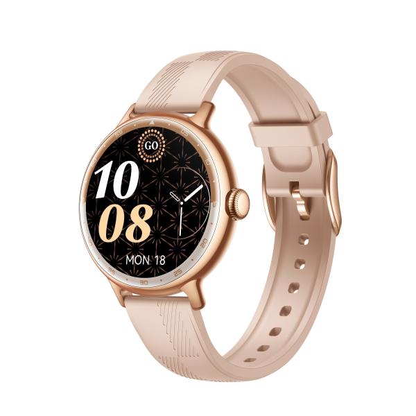 Waterproof IP68 KW60C GPS Motion Track 1.19 Inch Round Screen Fashion Smartwatch for Women's Health and Sleep Monitoring