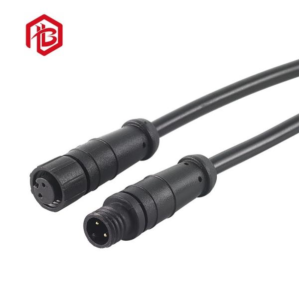 IP68 M8 M10 M12 Conector a prueba de agua de 2-12 pines de cáscara de nylon de PVC