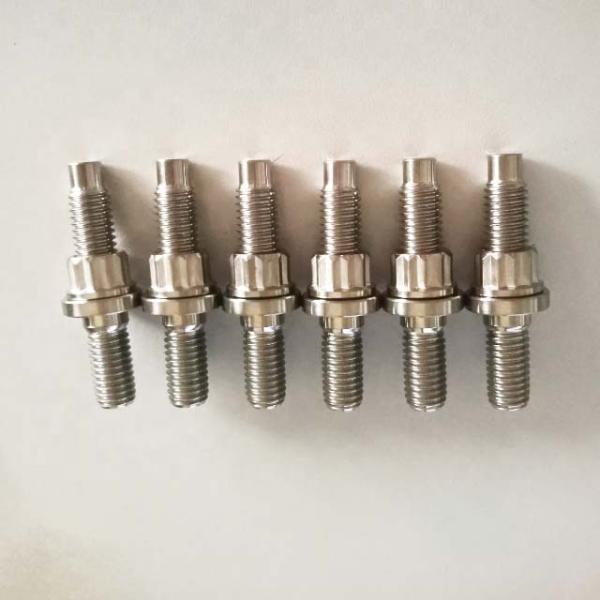 Experiencia de rendimiento mejorado del motor con acabado natural de titanio Turbo a kit de manifold M8 M10 y estándar DIN