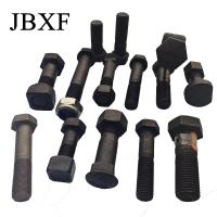 Ex1205 6V9167 Excavator Track Shoe Bolt And Nut Hex Head style procédé de forgeage