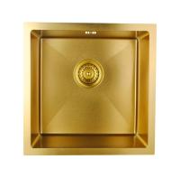 SUS304 Stainless Steel Gold Square Kitchen Sink