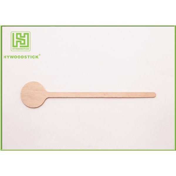 Odorless Birch Wooden Wooden Coffee Stirrer Sticks For Shop / Bar / Club