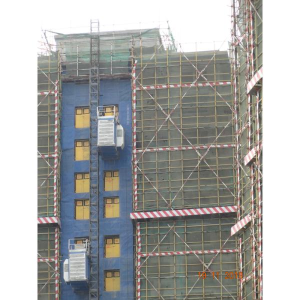 Rack And Pinion Electrical Control 3000Kg Man Material Hoist