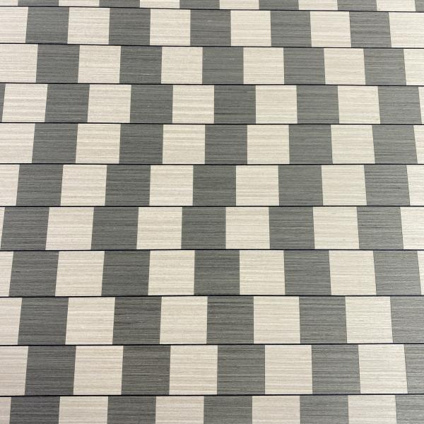 Parquet de madeira exótico com revestimento de lã DIY para revestimento de parede